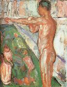 Edvard Munch Bather oil